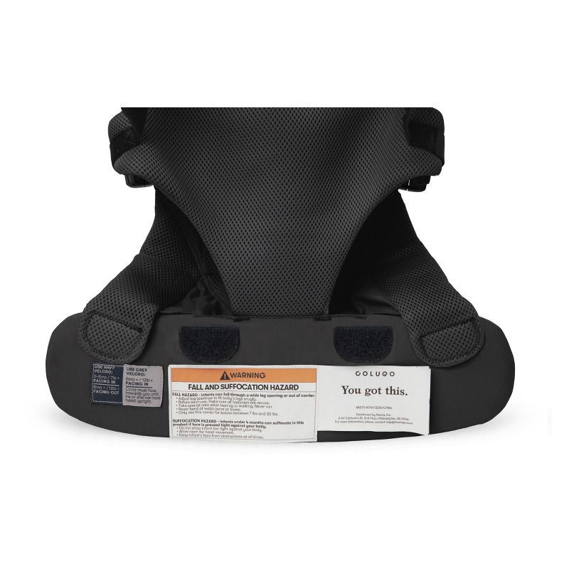 slide 8 of 8, Colugo Baby Carrier - Black, 1 ct