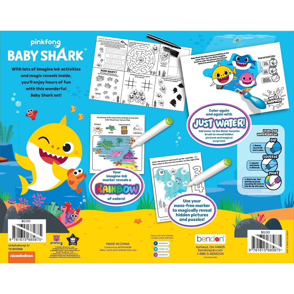 slide 3 of 3, Bendon Baby Shark 4-in-1 Activity Kit, 1 ct