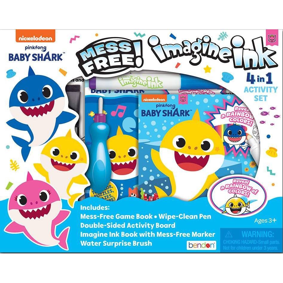 slide 1 of 3, Bendon Baby Shark 4-in-1 Activity Kit, 1 ct