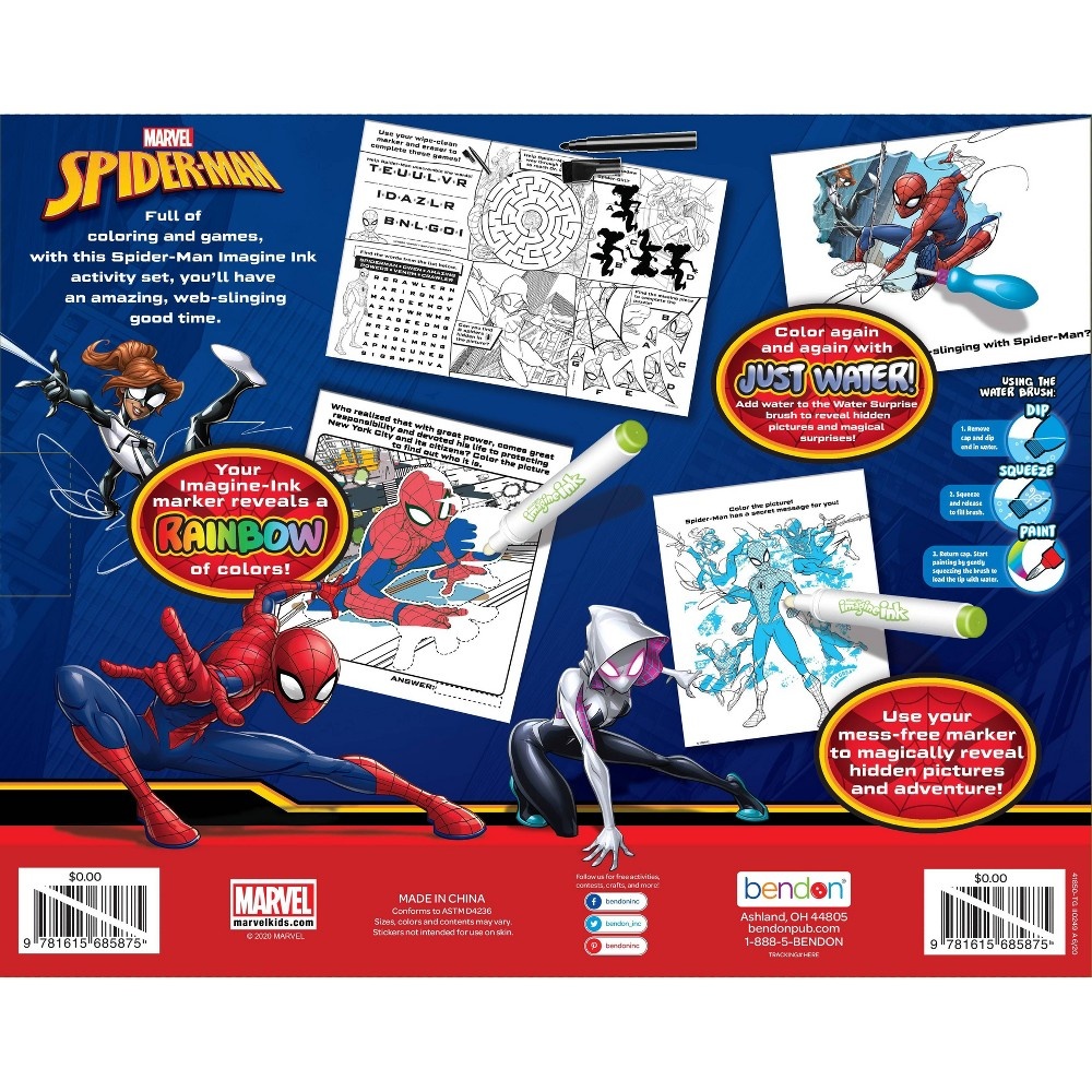 slide 2 of 3, Bendon Spider-man 4-in-1 Activity Kit, 1 ct