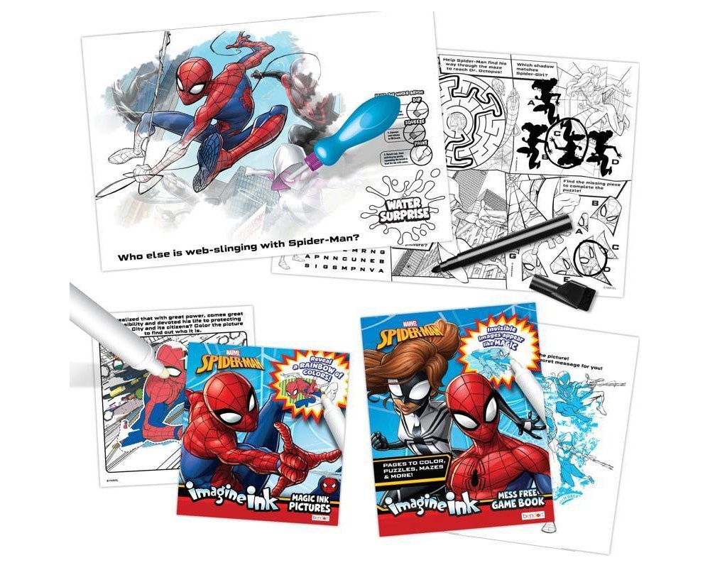 slide 3 of 3, Bendon Spider-man 4-in-1 Activity Kit, 1 ct