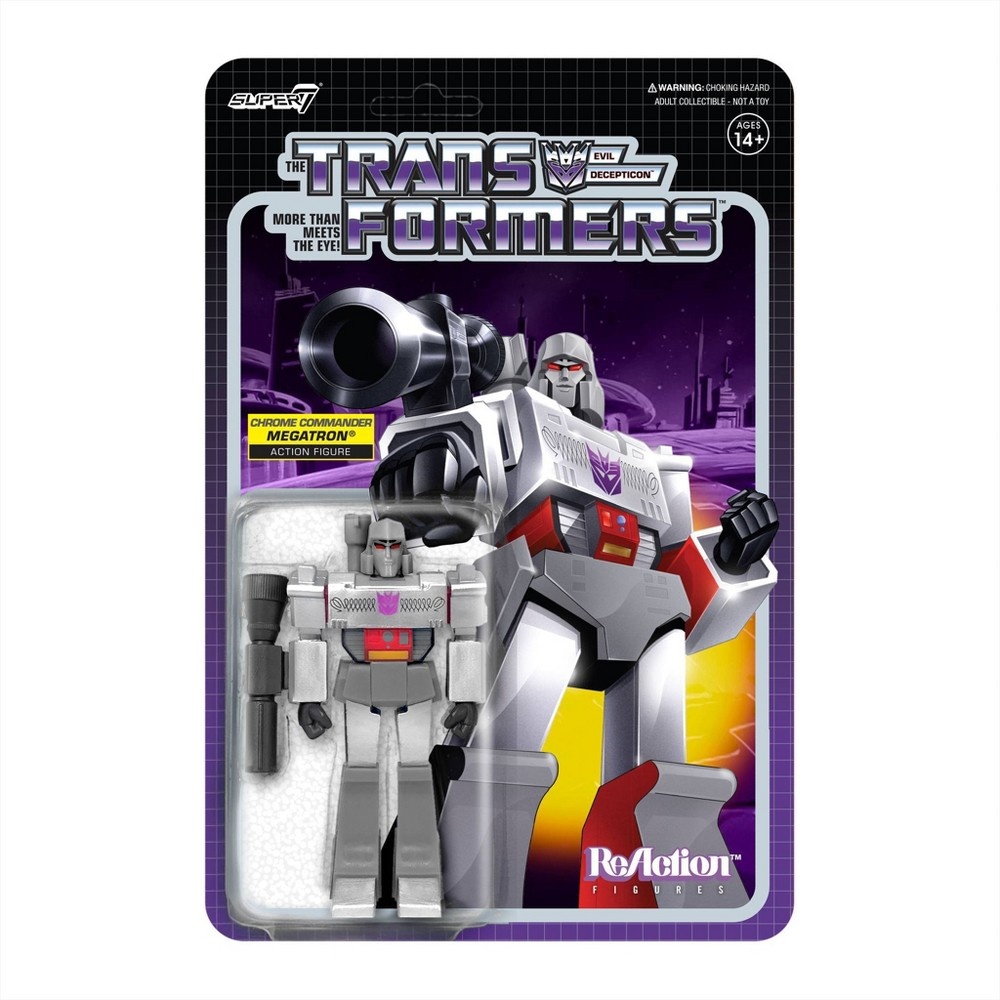 slide 3 of 3, Hasbro Super7 Transformers Megatron Figure - Exclusive Gray, 1 ct