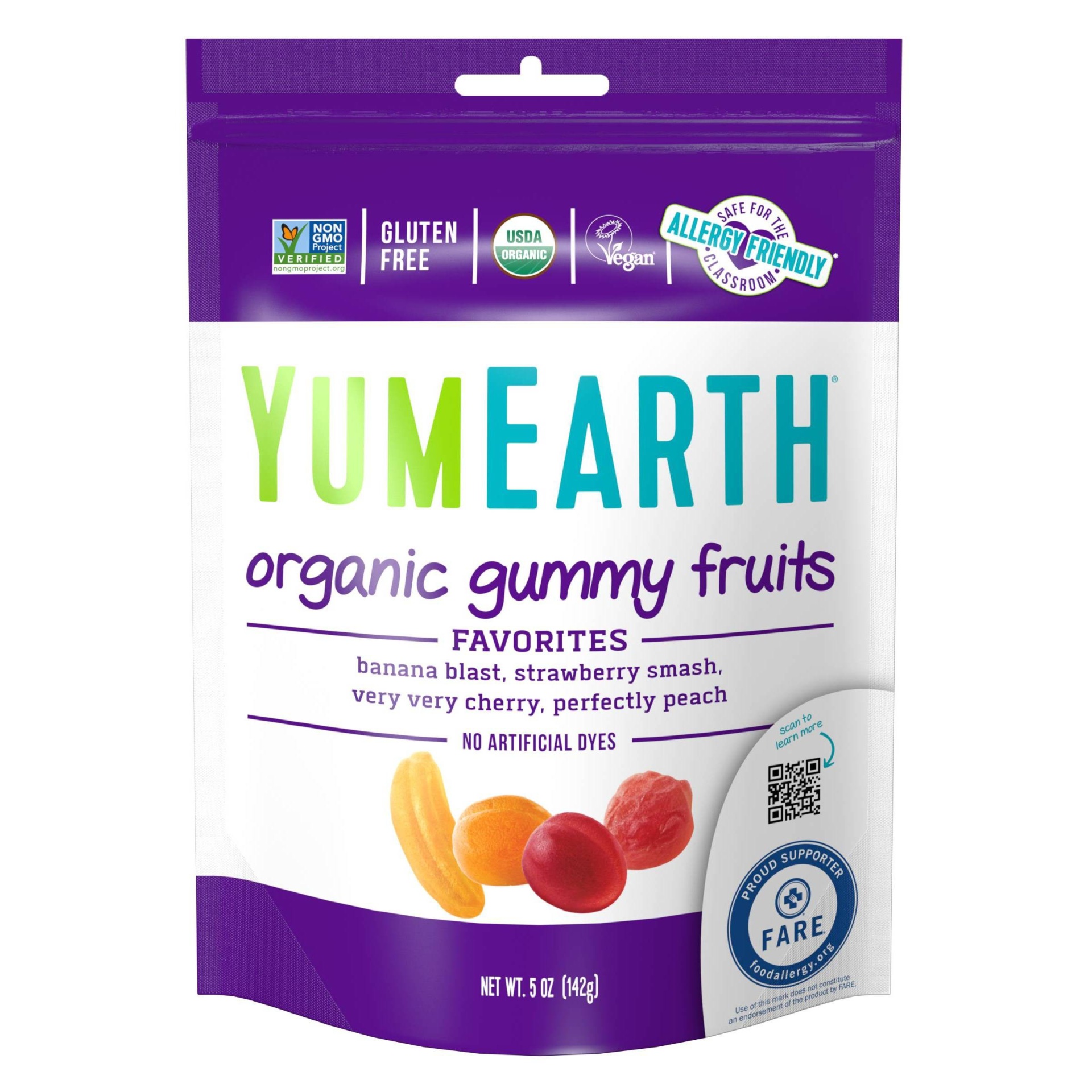 slide 1 of 3, YumEarth Organic Gummy Fruits - 5oz, 5 oz