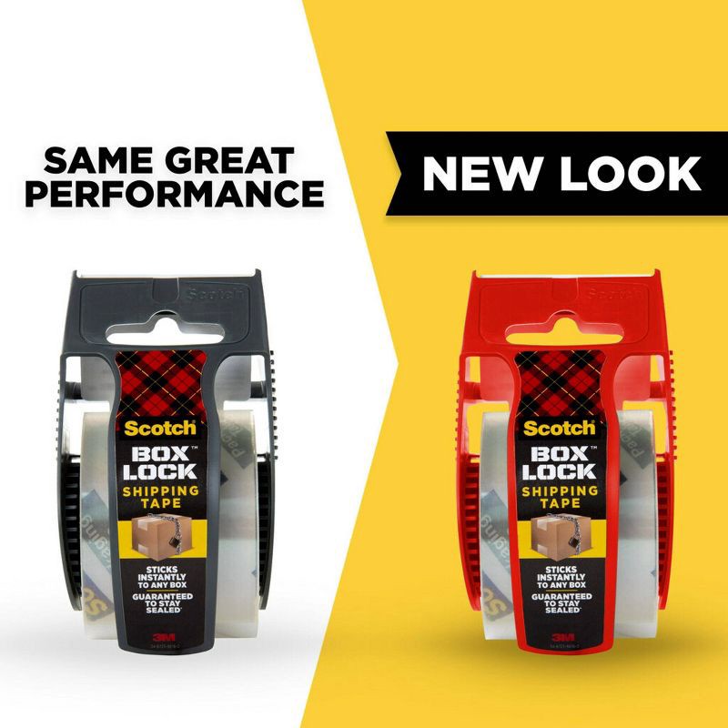 slide 7 of 16, Scotch Box Lock Shipping Tape 1.88in x 27.8yd, 1 ct