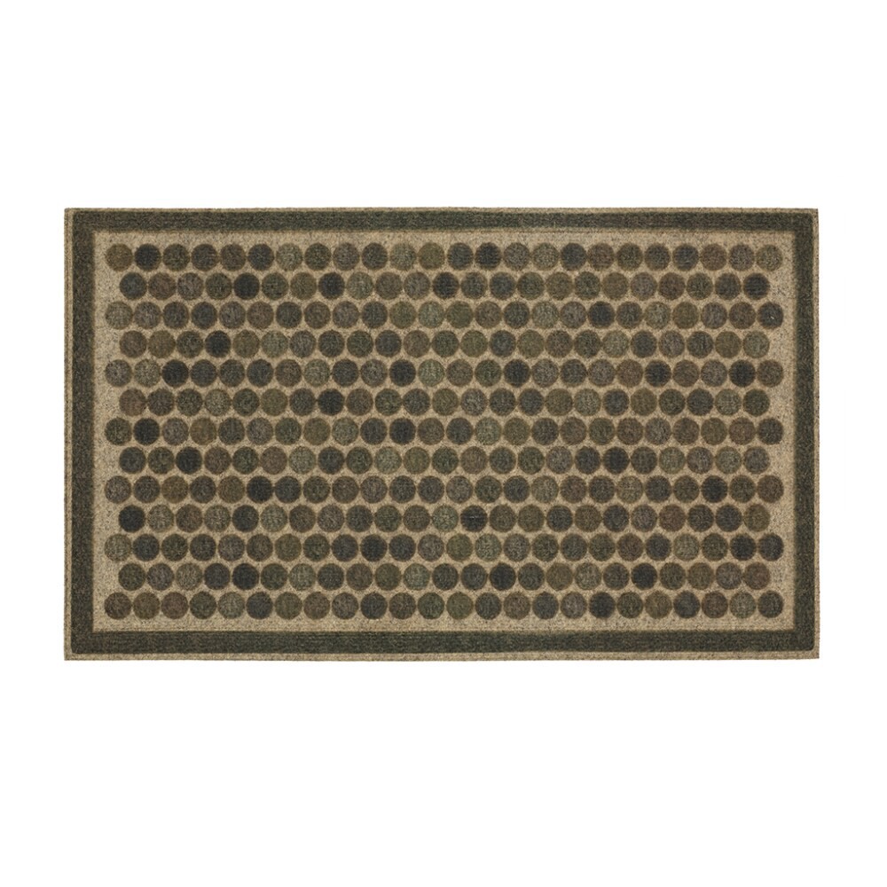 slide 1 of 2, Mohawk Impressions Dots Charcoal Mat, 18 in x 30 in