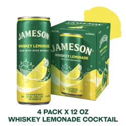 Jameson Whiskey Lemonade, 4 Pack 355 Ml
