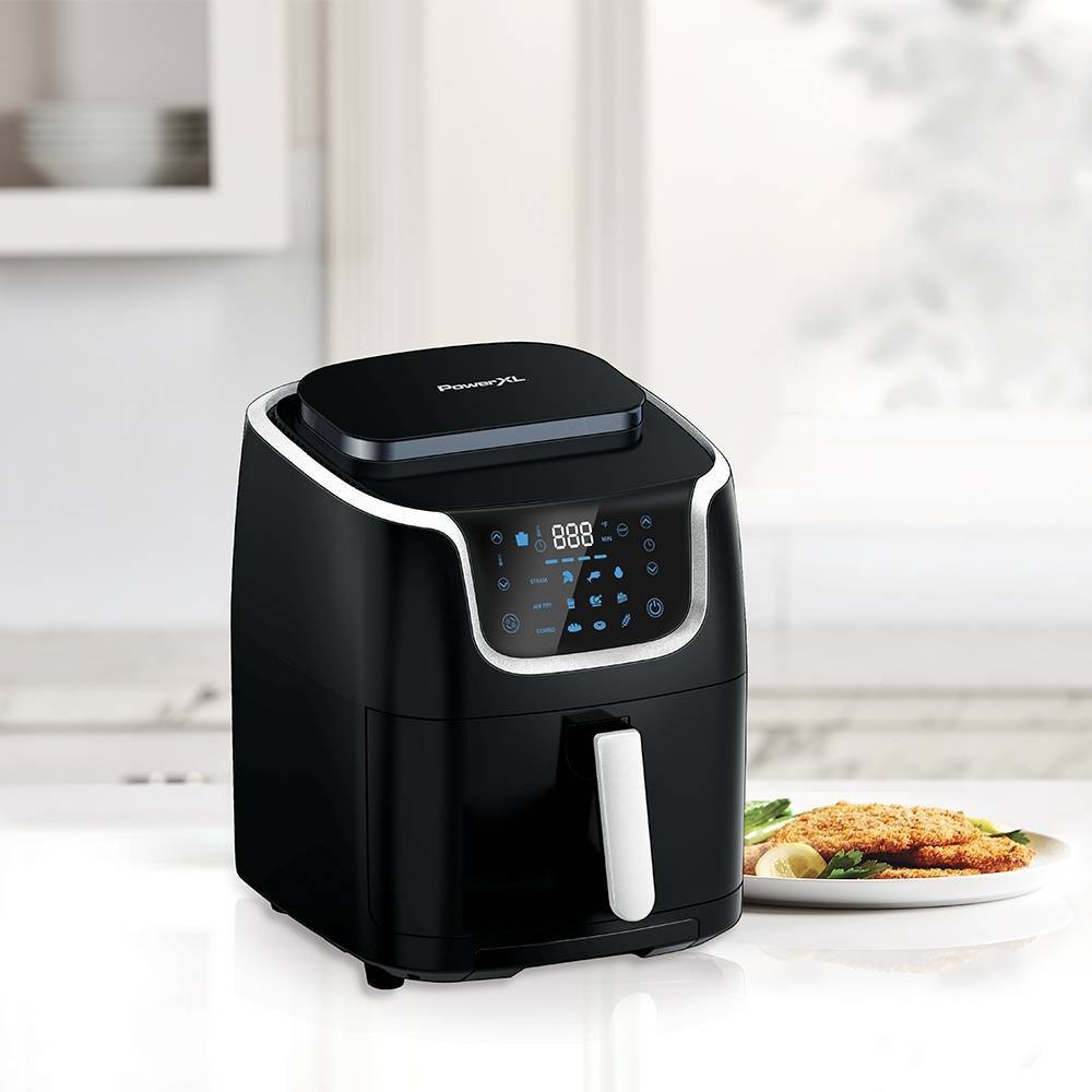 slide 3 of 3, PowerXL Air Fryer Steamer, 7 qt