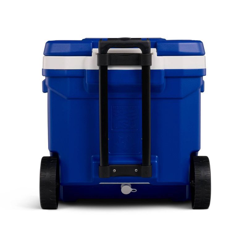 slide 7 of 14, Igloo Latitude 60qt Rolling Cooler - Blue, 60 qt