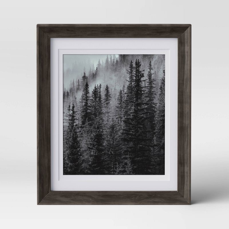 slide 3 of 4, 8" x 10" Double Matted Table Frame Dark Brown - Threshold™, 1 ct