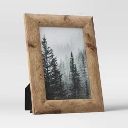 4" x 6" Half Dome PS Picture Frame Brown - Threshold
