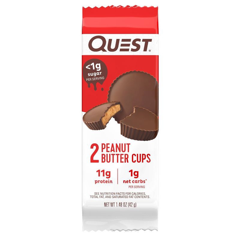 slide 3 of 7, Quest Nutrition Peanut Butter Cups - 1.48oz/4ct, 1.48 oz, 4 ct