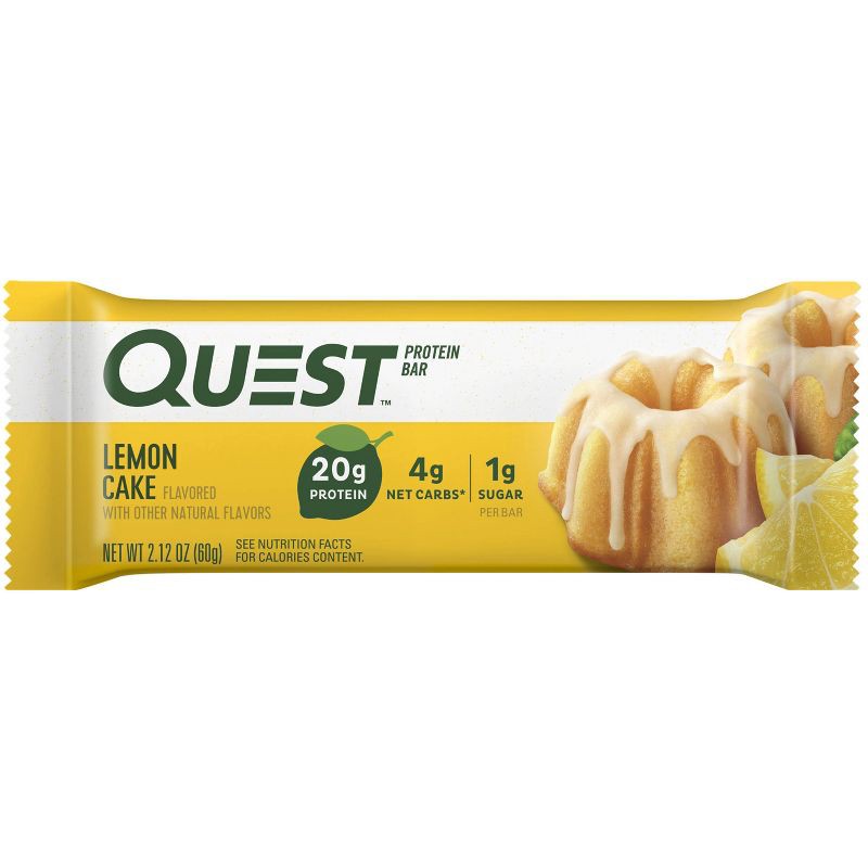 slide 4 of 9, Quest Nutrition Lemon Cake Bar - 4ct, 4 ct