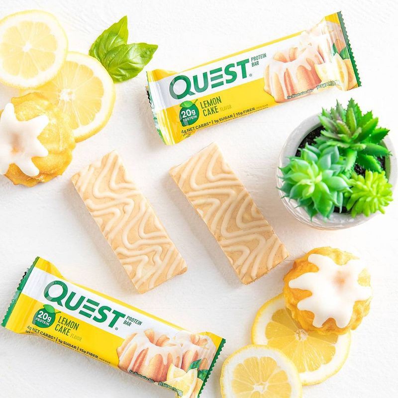 slide 5 of 9, Quest Nutrition Lemon Cake Bar - 4ct, 4 ct