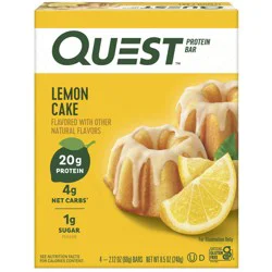 Quest Nutrition Lemon Cake Bar - 4ct
