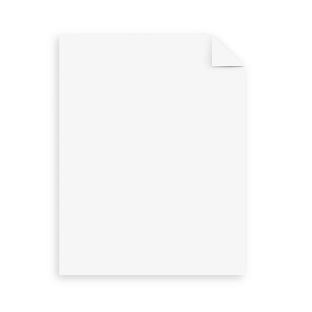 slide 2 of 5, 8.5" x 11" 235 Sheet Index Cardstock 199 gsm Bright White - Astrobrights, 235 sheets