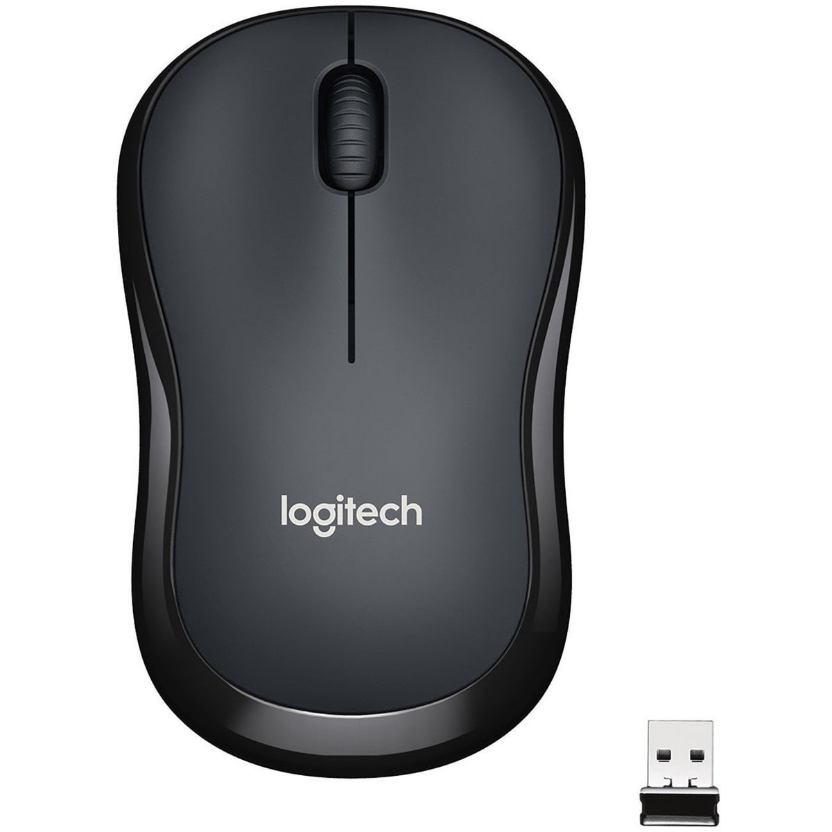 slide 1 of 10, Logitech M220 Silent Wireless Mouse in Black, 1 ct