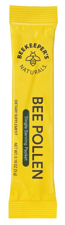 slide 1 of 1, Beekeeper's Naturals Bee Pollen Single Serve Packet, 0.18 oz