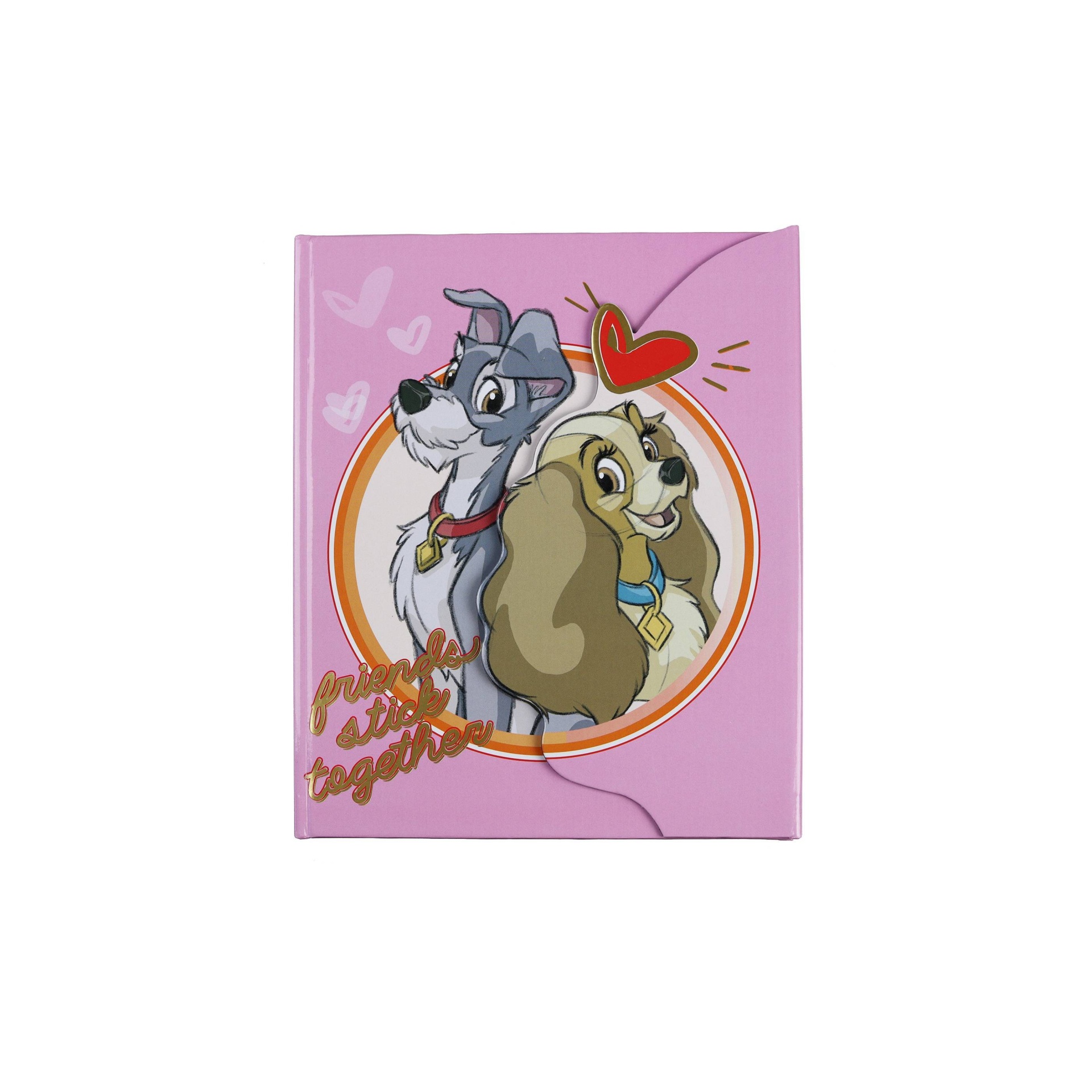 slide 1 of 3, Disney Lady &; the Tramp Journal with Flap, 1 ct