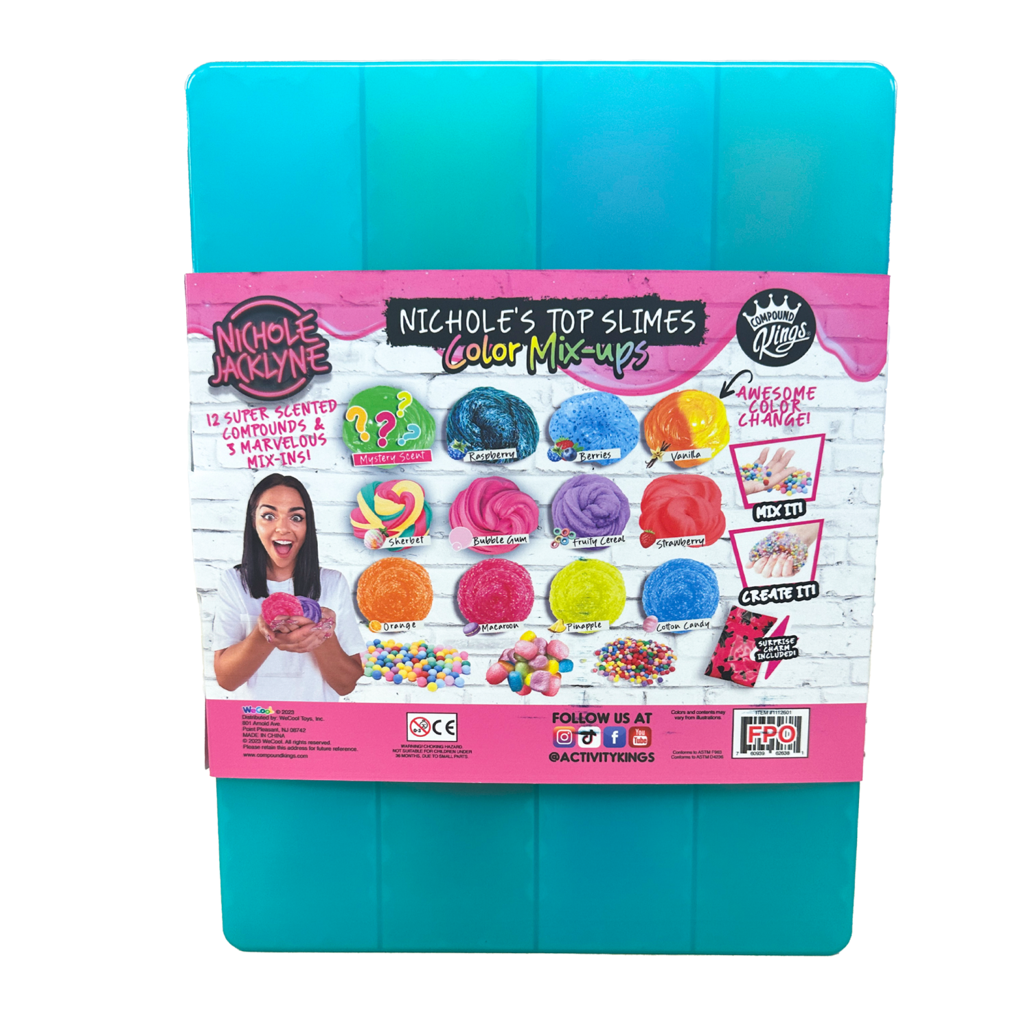 slide 2 of 3, Compound Kings Nichole Jacklyne Slime Variety 12pk, 12 ct