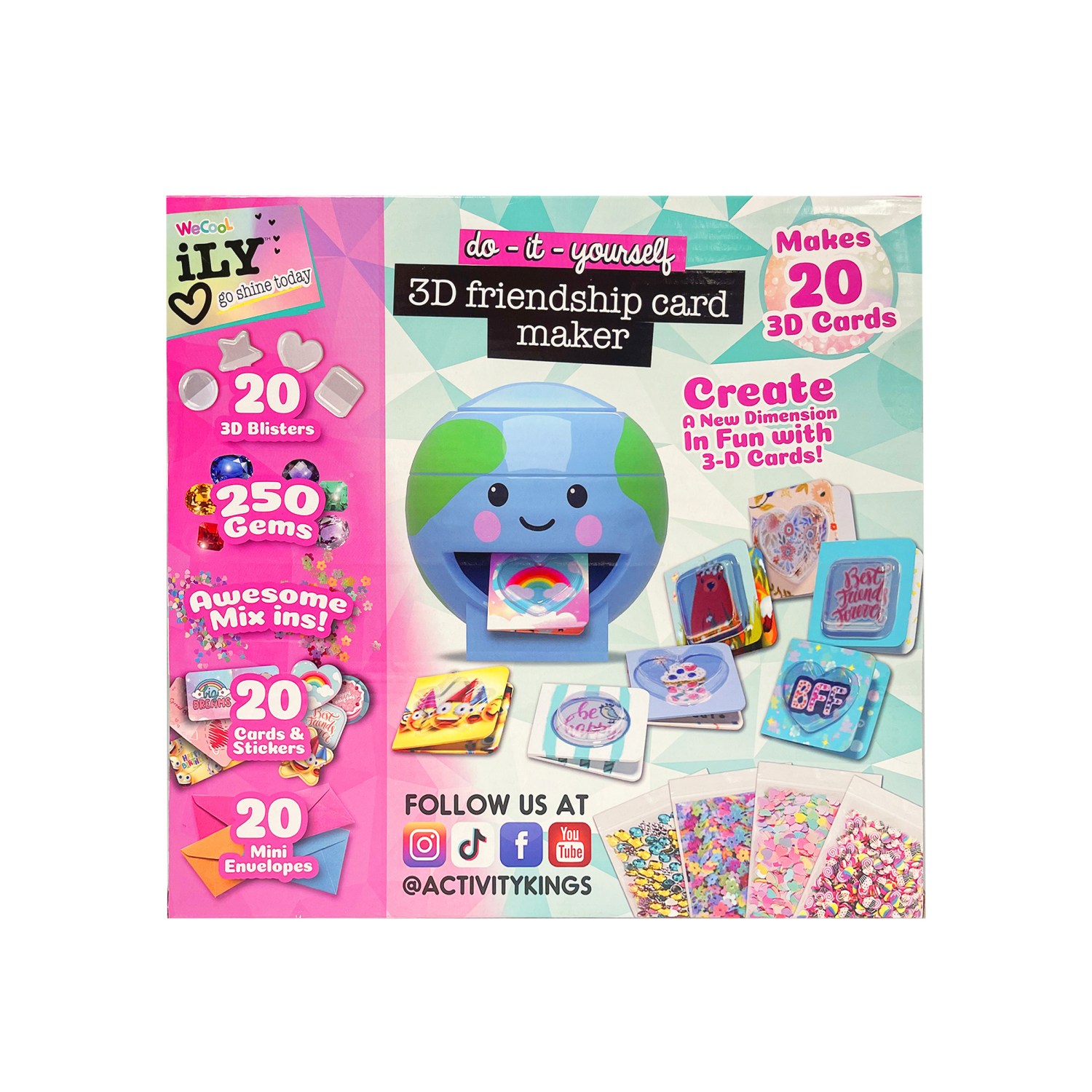 slide 2 of 4, ILY DIY 3D Friendship Card Maker, 1 ct