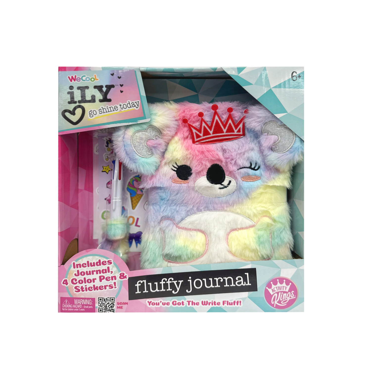 slide 1 of 3, ILY Fluffy Joumal Assortment, 1 ct