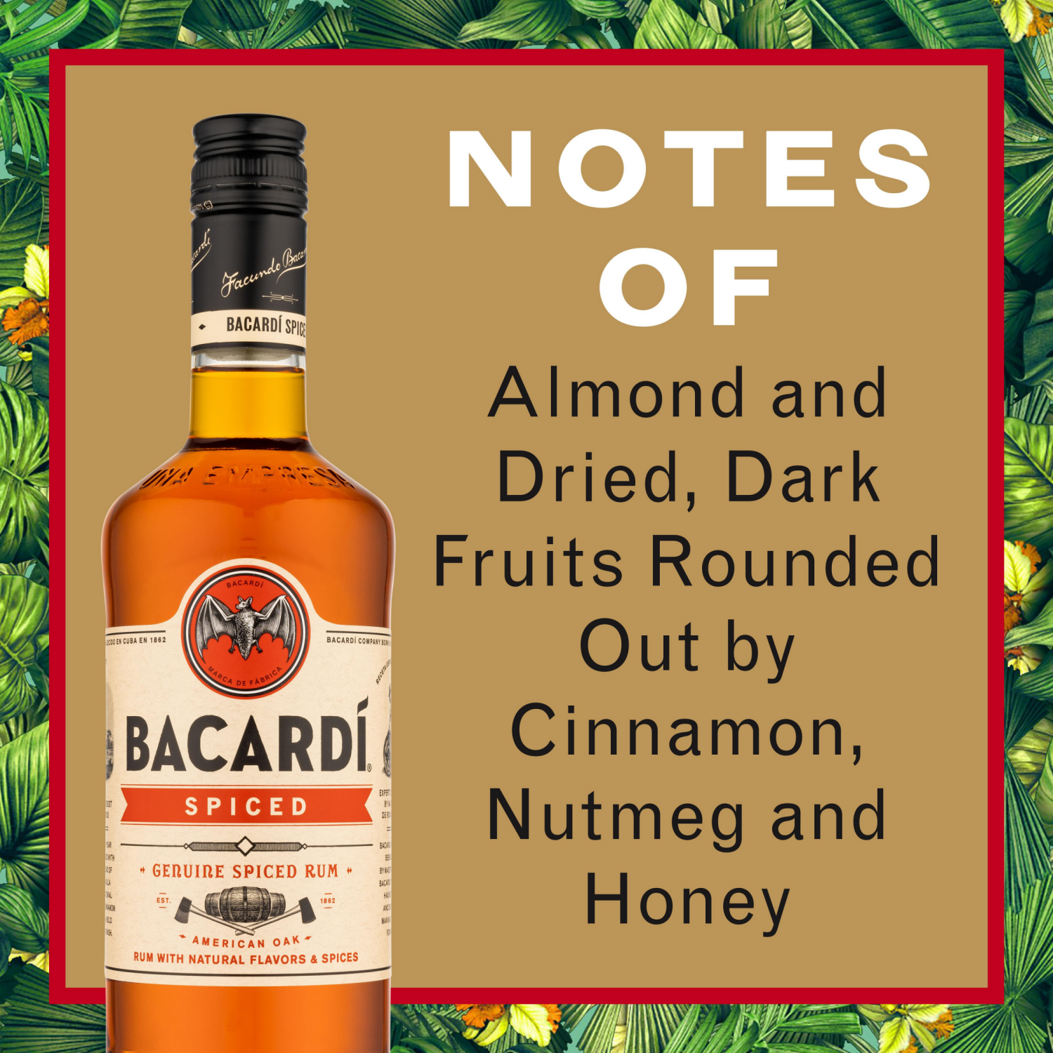 slide 5 of 5, Bacardi Genuine Spiced Rum 750 ml, 750 ml