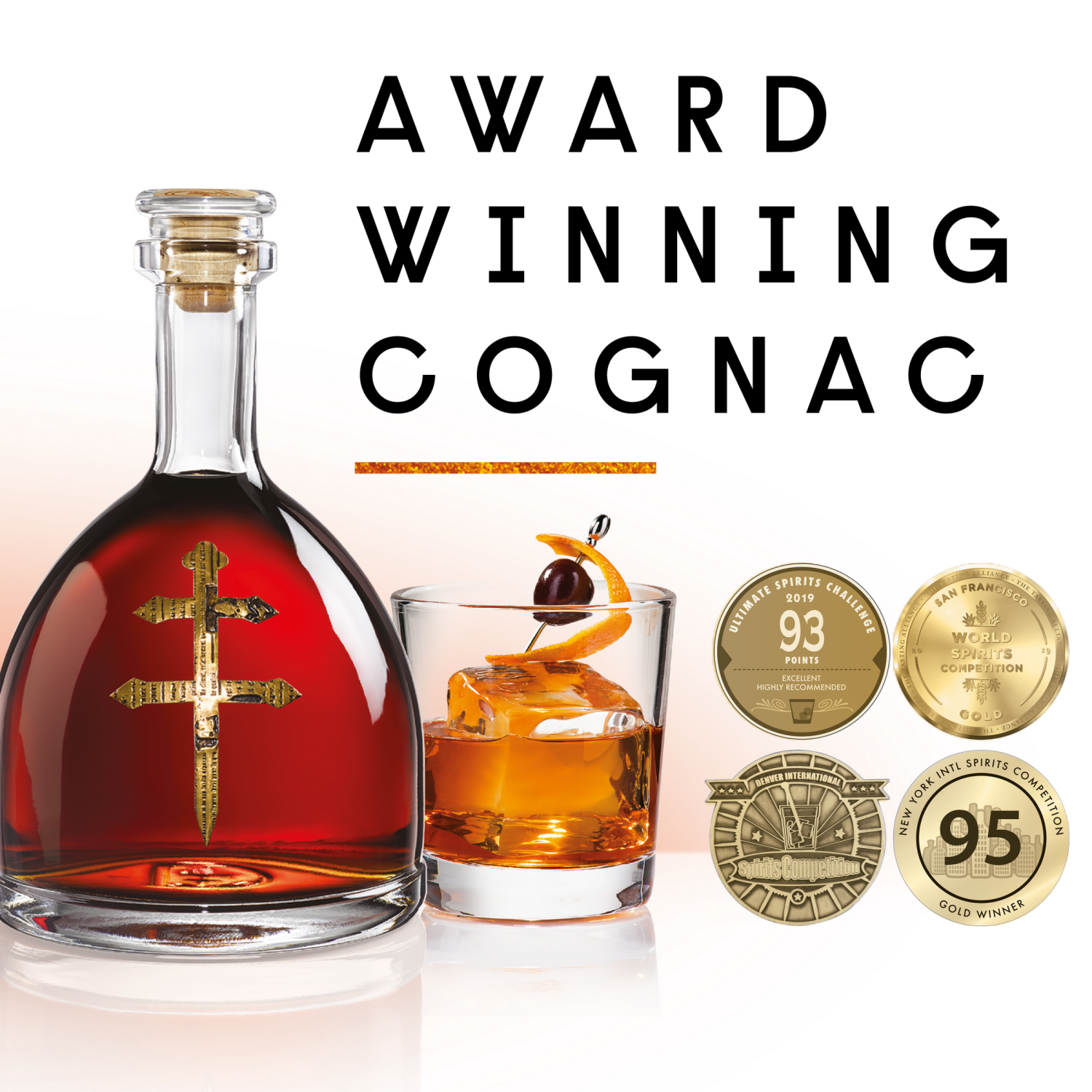 slide 3 of 5, D’USSÉ Cognac Vsop, 750 ml