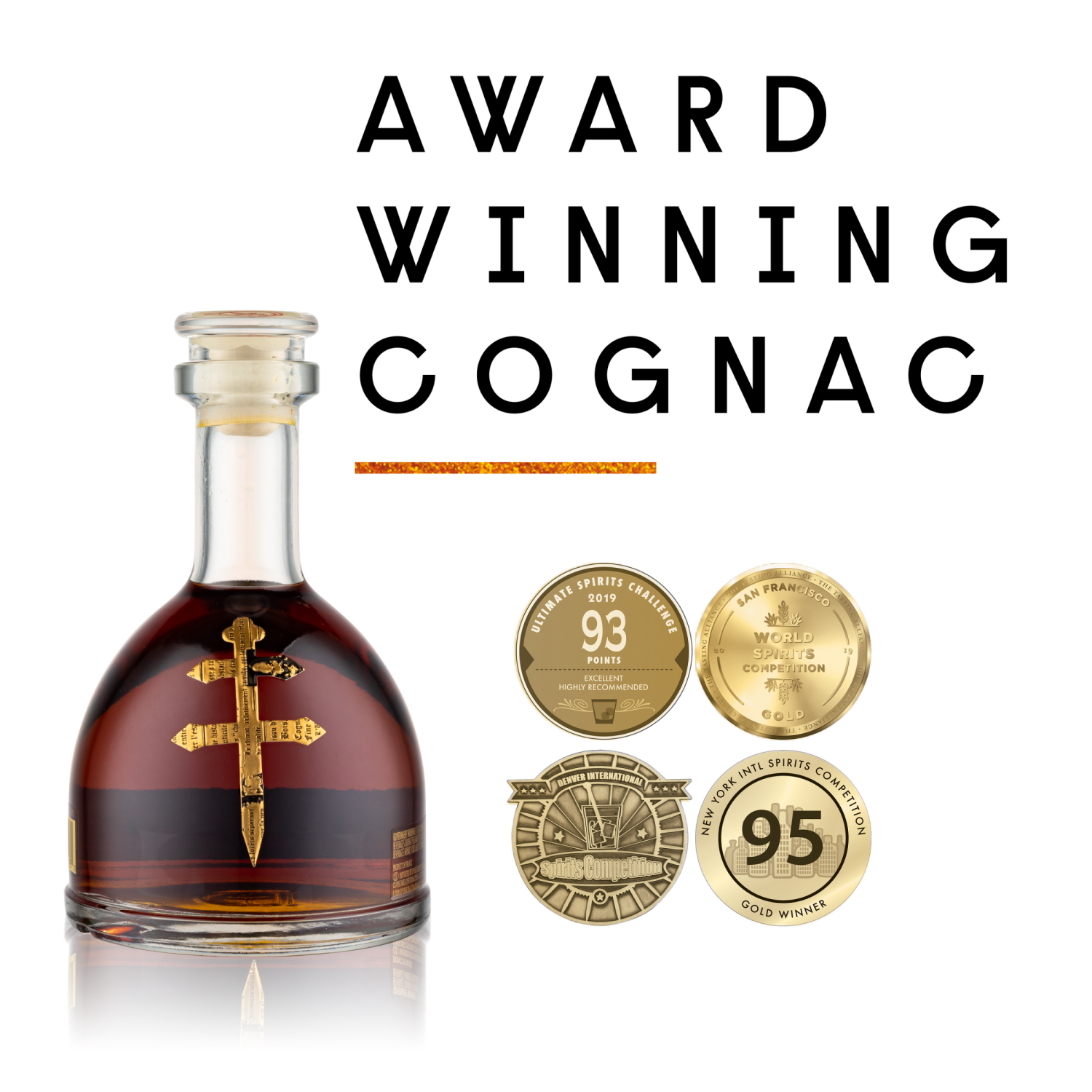 slide 2 of 6, D'Usse V.S.O.P. Cognac, 375 ml