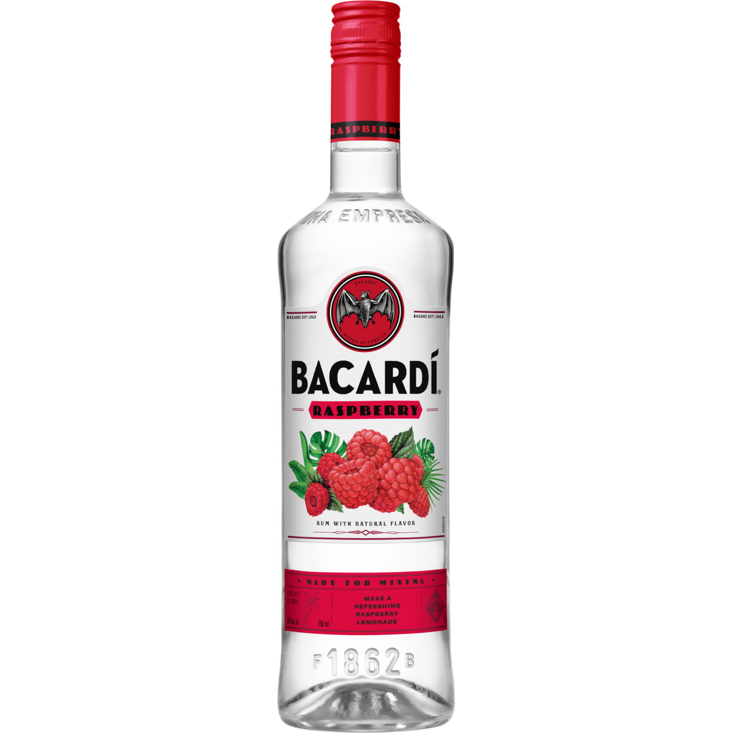 slide 5 of 7, Bacardi U.S.A., Inc. Bacardi Raspberry Rum, 750 ml