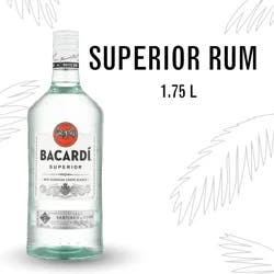 Bacardi Bacardí Bacardi Superior White Rum, Gluten Free 40% 175Cl/1.75L