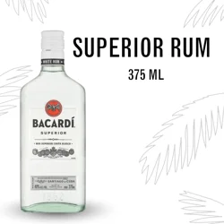 Bacardí Bacardi Superior White Rum, Gluten Free 40% 37.5Cl/375Ml
