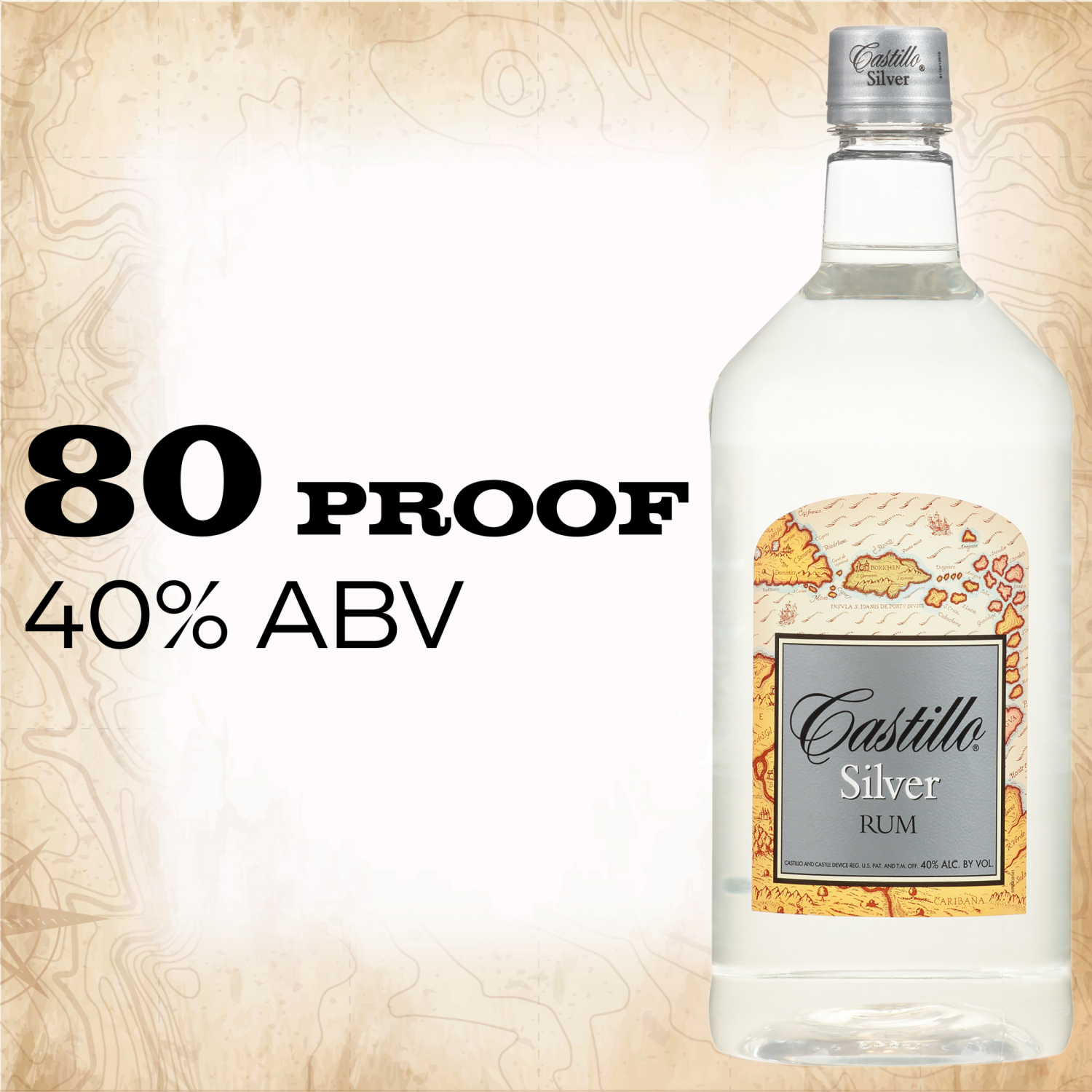 slide 2 of 5, Castillo Rum 1.75 lt, 1.75 liter