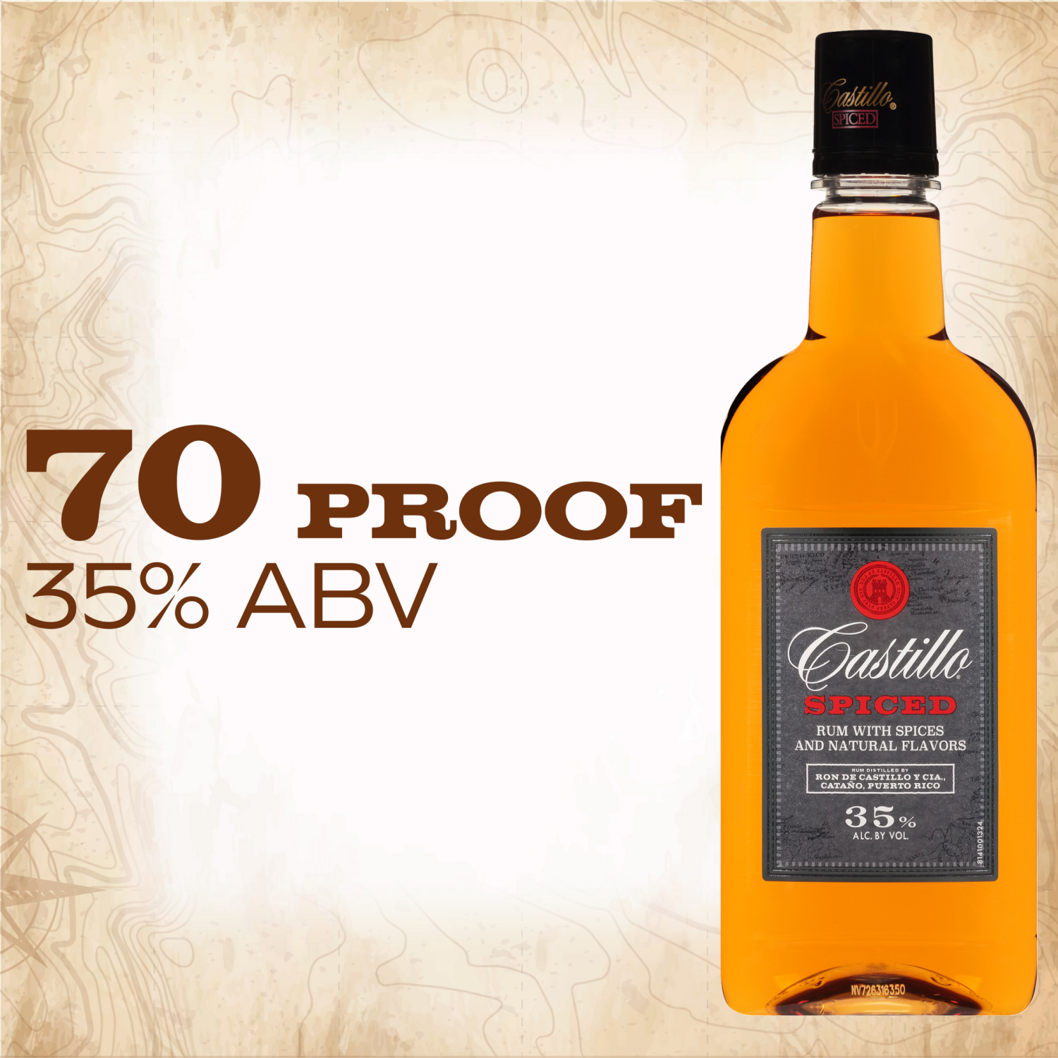 slide 4 of 8, Castillo Spiced Rum, 750 ml