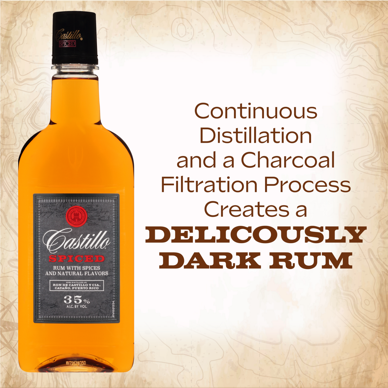 slide 3 of 8, Castillo Spiced Rum, 750 ml