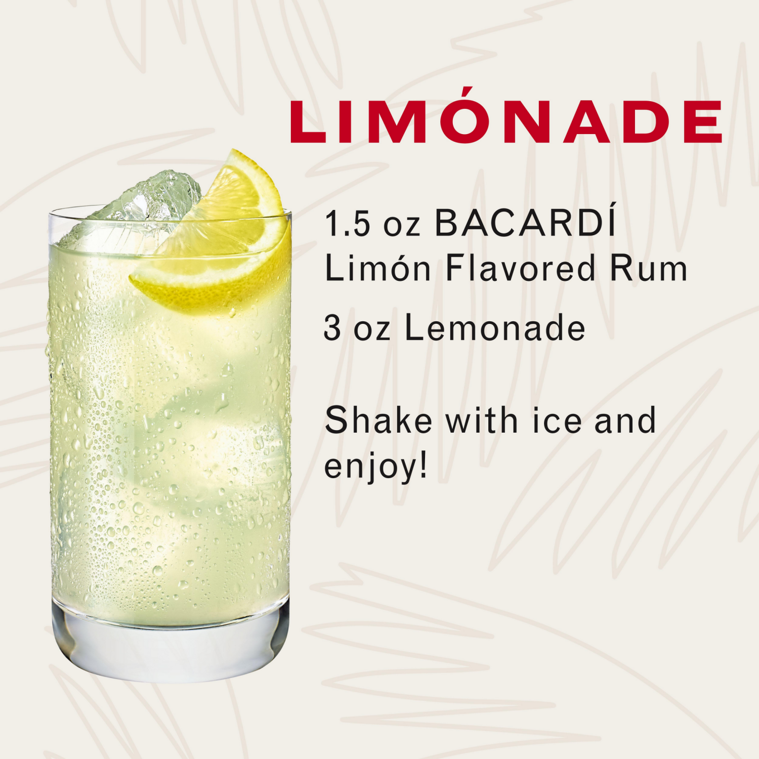 slide 4 of 5, Bacardí Bacardi Limon Rum, Gluten Free 35% 75Cl/750Ml, 750 ml
