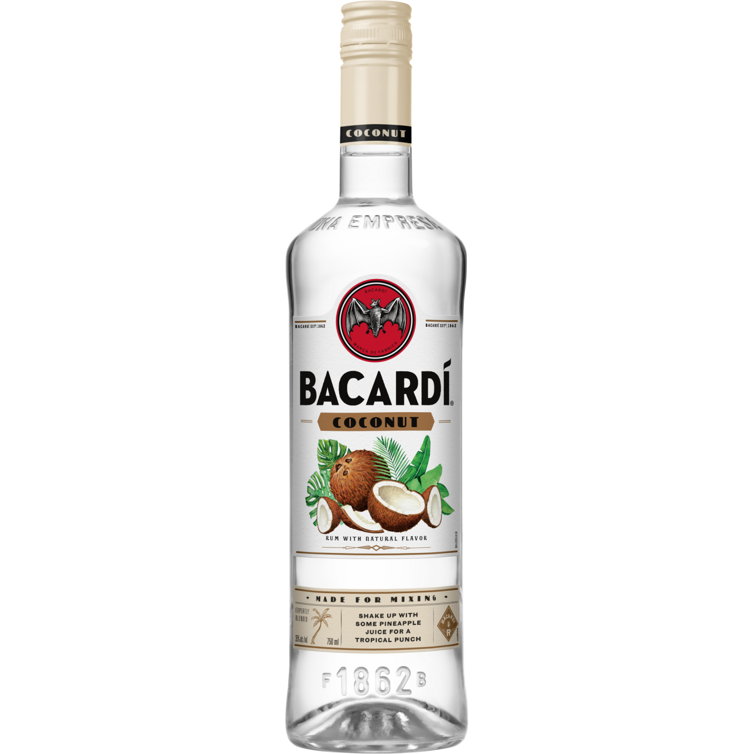 slide 4 of 5, Bacardi U.S.A., Inc. Bacardi Coconut Rum, 750 ml