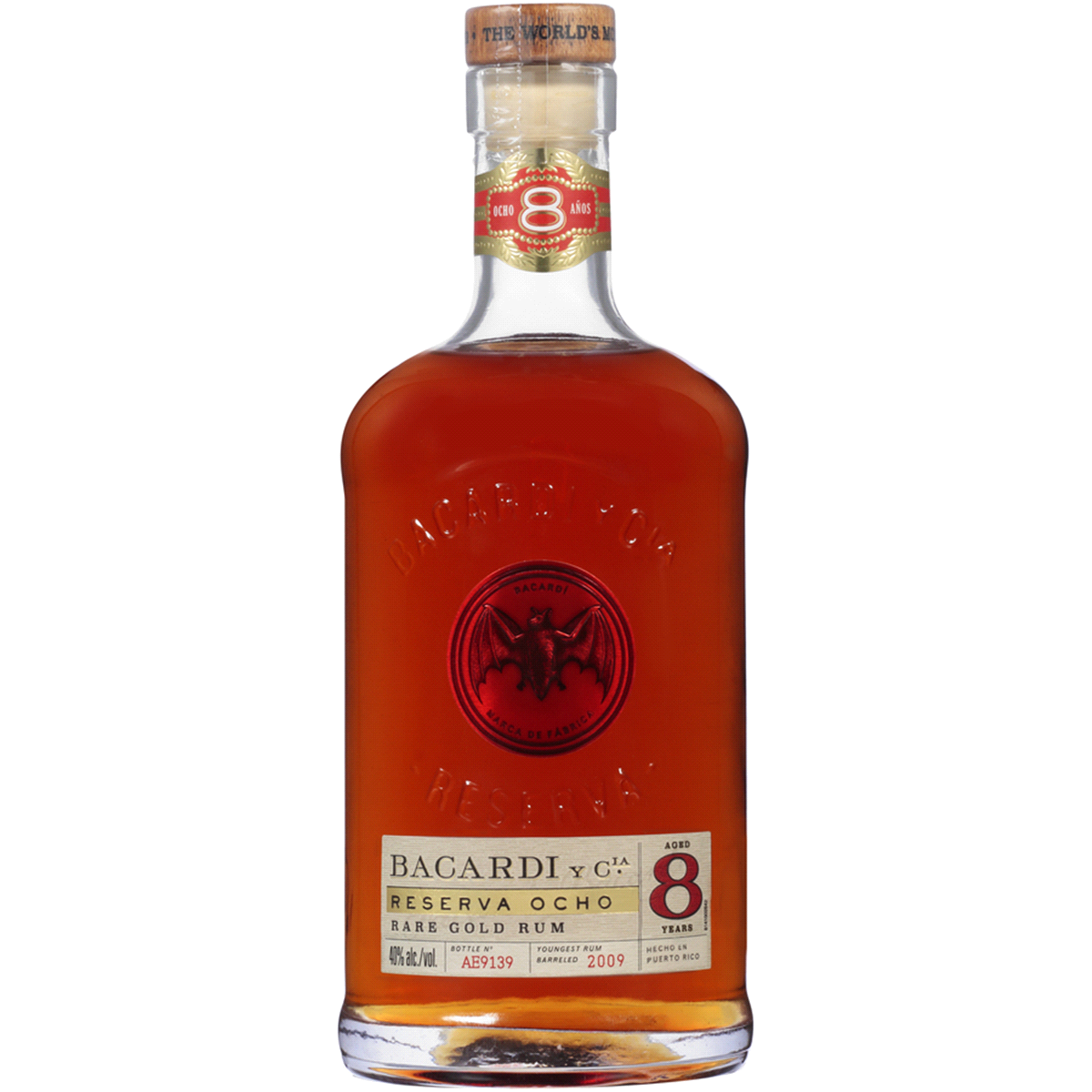 slide 1 of 1, Bacardi 8 Rum, 750 ml
