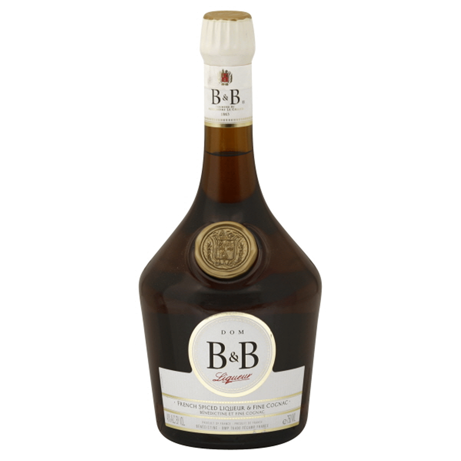 slide 1 of 1, B & B Bénédictine B&B Liqueur By Benedictine 40% 75Cl/750Ml, 750 ml