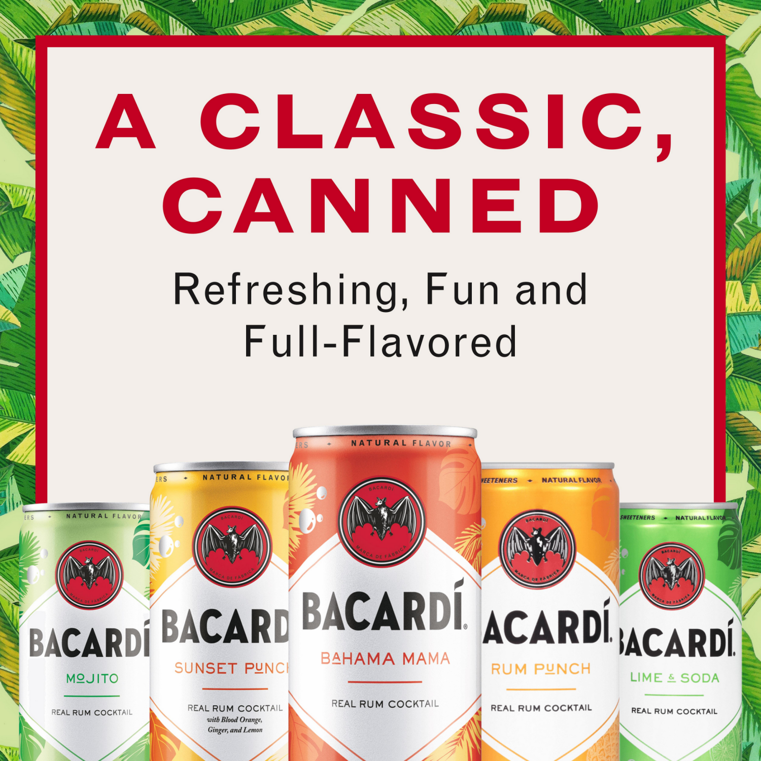 slide 3 of 5, Bacardi 4 Pack Rum Punch Cocktail 4 - 355 ml Cans, 4 ct
