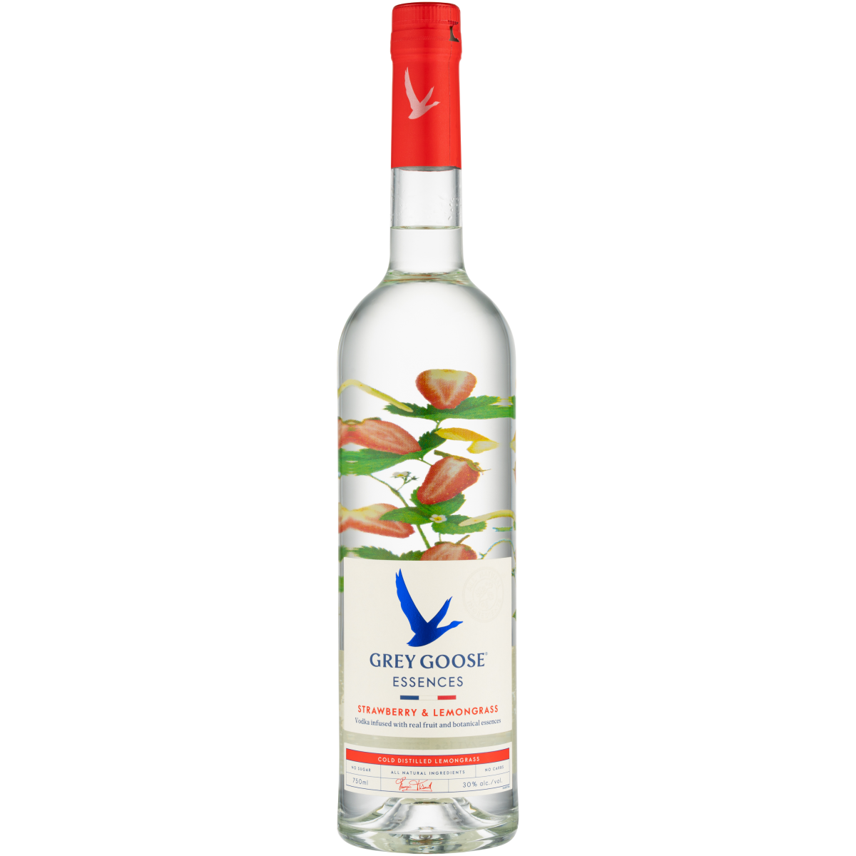 slide 6 of 8, Grey Goose Essences Strawberry & Lemongrass Vodka 750 ml, 750 ml