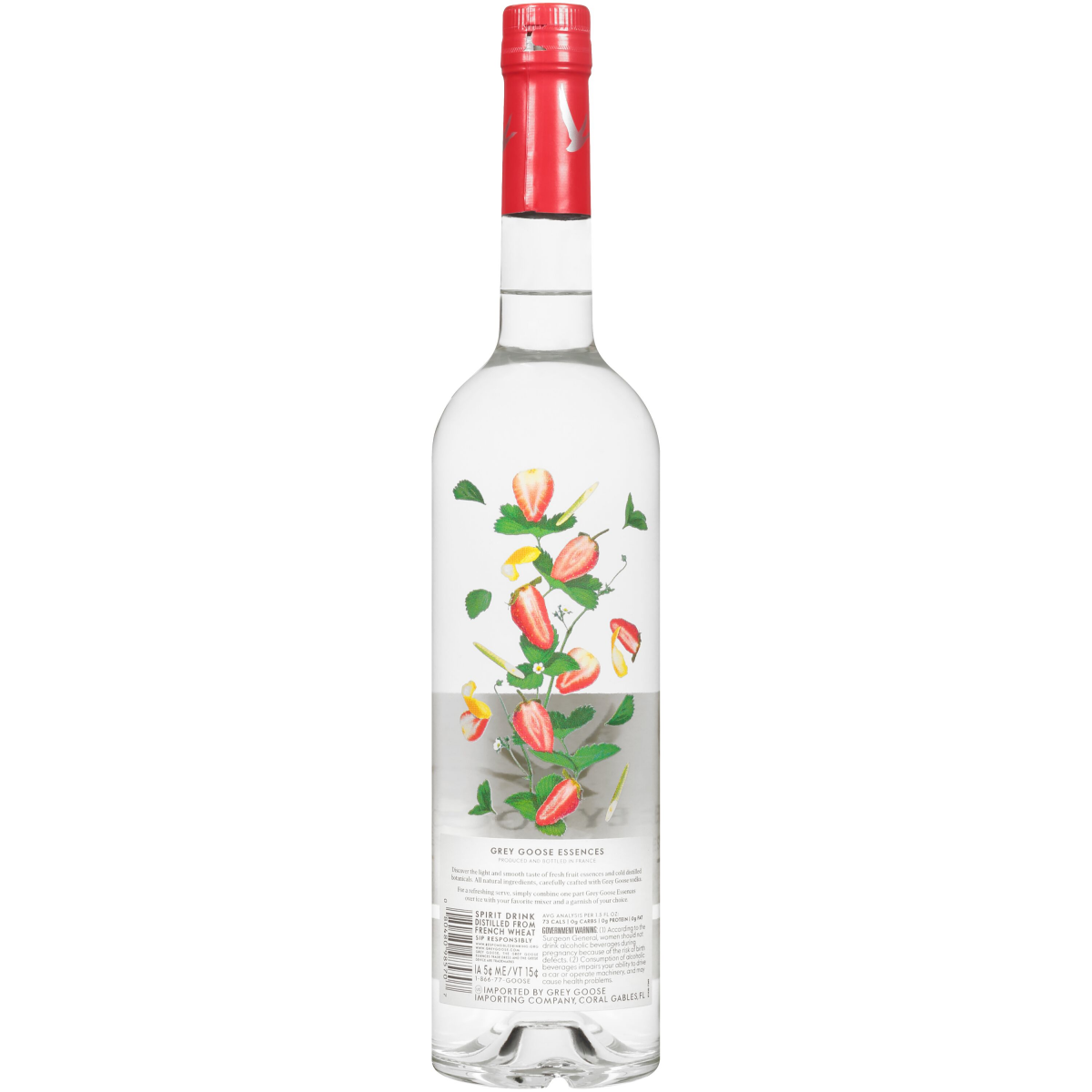 slide 3 of 8, Grey Goose Essences Strawberry & Lemongrass Vodka 750 ml, 750 ml