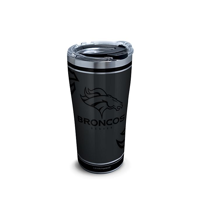 slide 1 of 1, Tervis NFL Denver Broncos Blackout Stainless Steel Tumbler with Lid, 20 oz