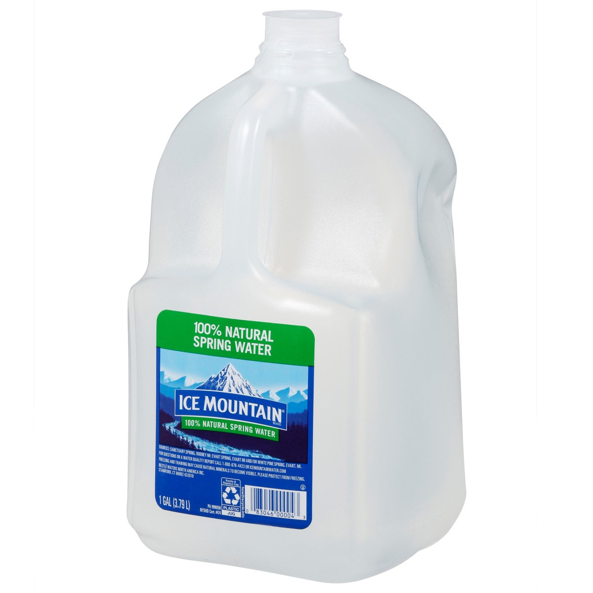 slide 8 of 9, ICE MOUNTAIN Brand 100% Natural Spring Water, 1-gallon plastic jug, 1 g