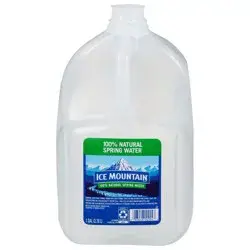 ICE MOUNTAIN Brand 100% Natural Spring Water, 1-gallon plastic jug