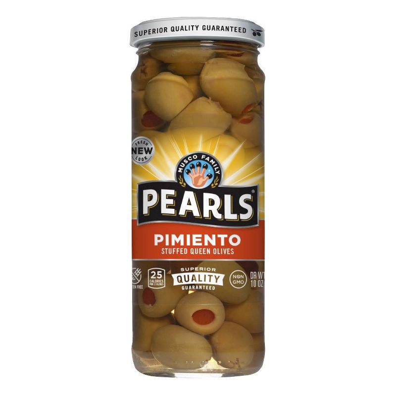 slide 1 of 5, Pearls Pimiento Stuffed Queen Olives - 10oz, 10 oz