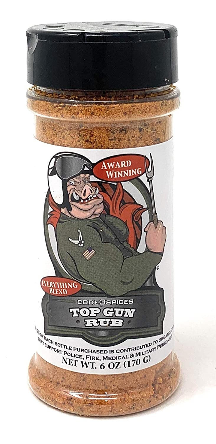 slide 1 of 1, Code 3 Spices Top Gun Rub, 6 oz