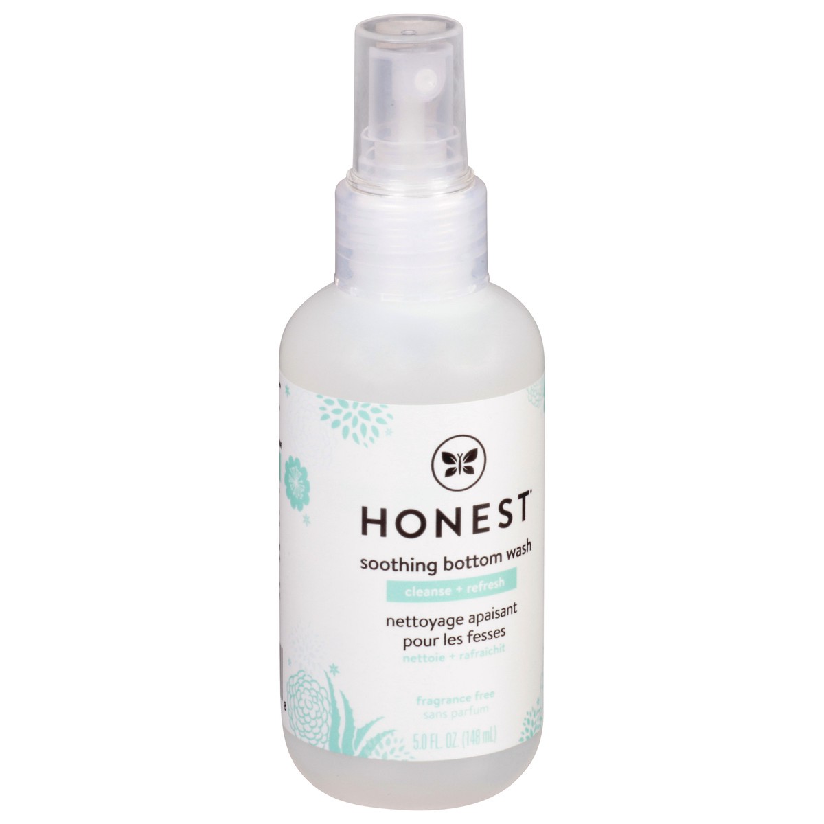 slide 2 of 9, Honest Cleanse + Refresh Soothing Bottom Wash 5.0 fl oz, 5 fl oz