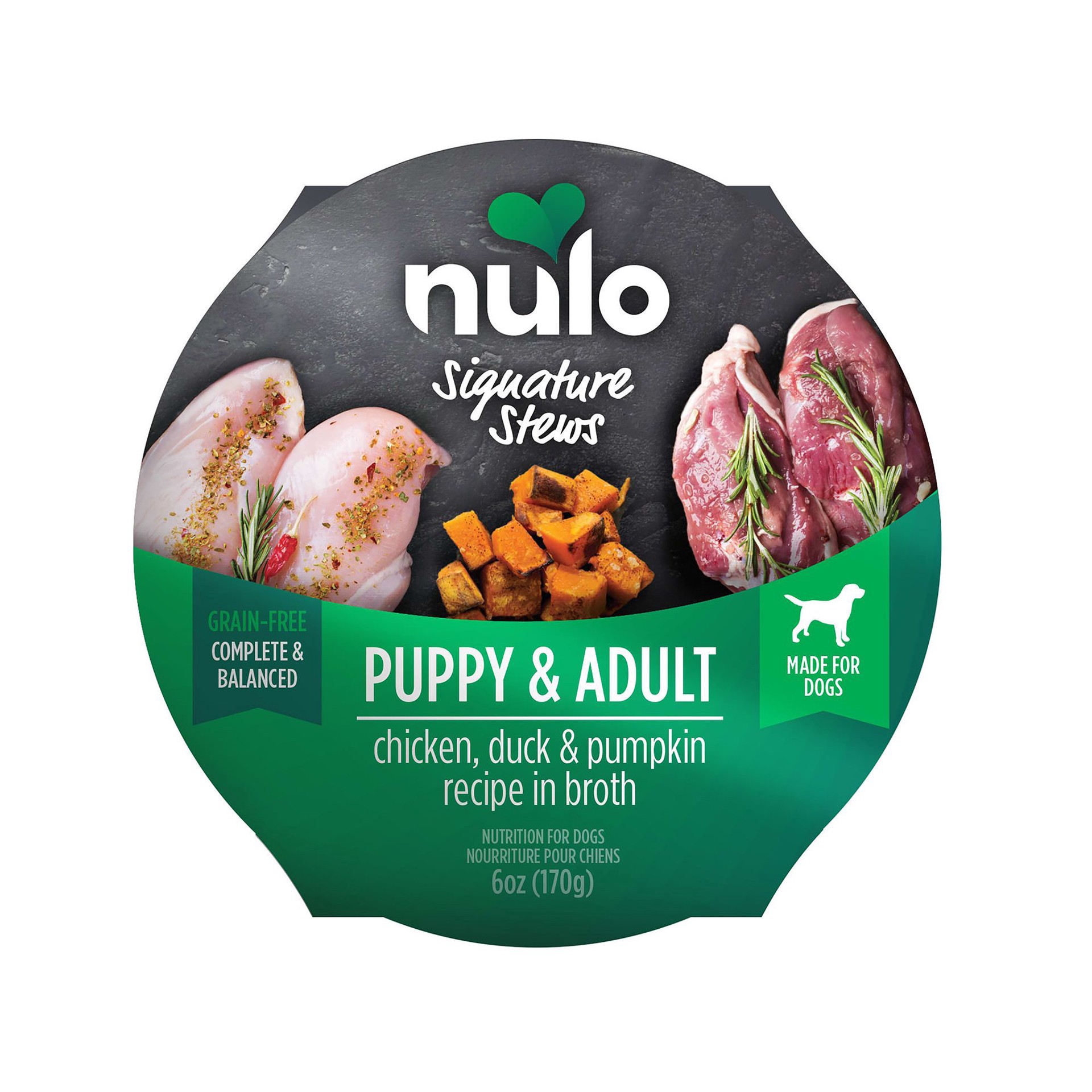 slide 1 of 1, Nulo Signature Stews All Life Stage Wet Dog Food - Grain Free, 6 Oz., 6 oz