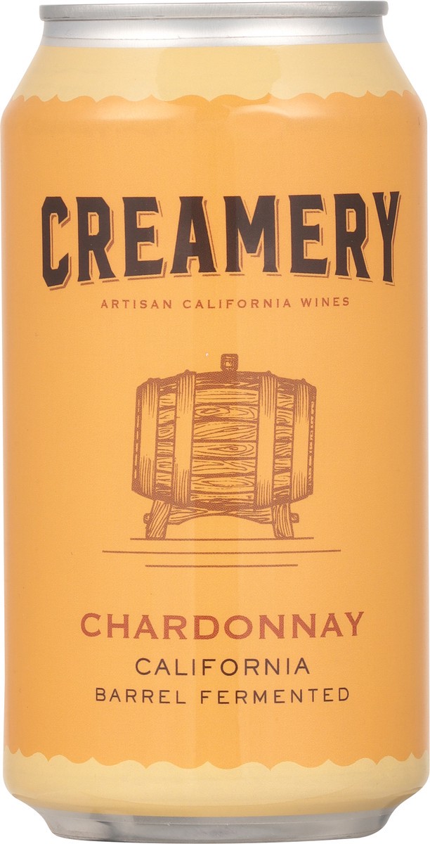 slide 8 of 9, Creamery Wine Chardonnay Can, 375 ml