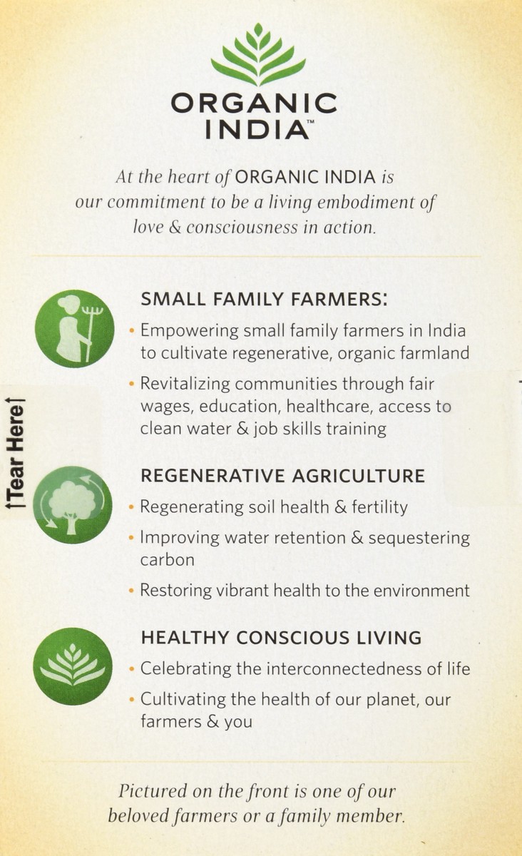 slide 2 of 9, Organic India Tulsi Tea Honey Chamomile - 18 ct, 18 ct